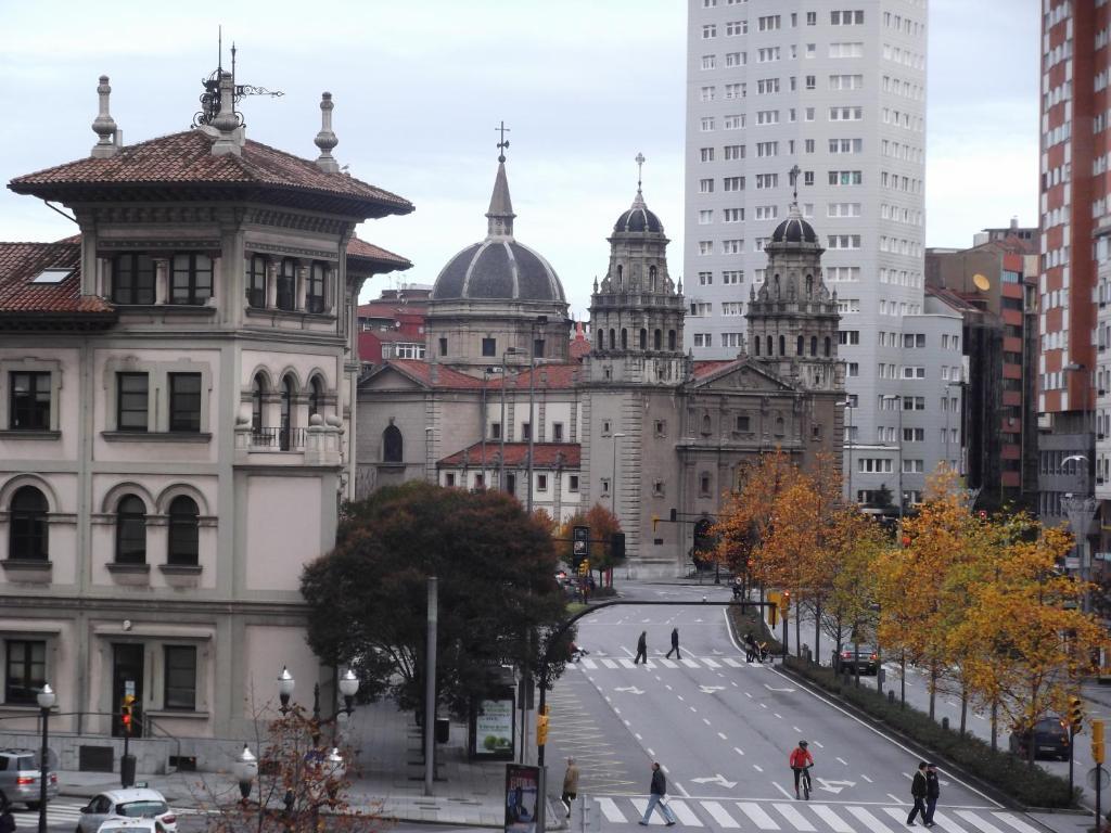 Pension Plaza Gijón Dış mekan fotoğraf